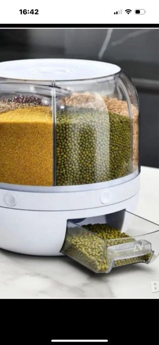 Кухненски органайзер за зърнени храни