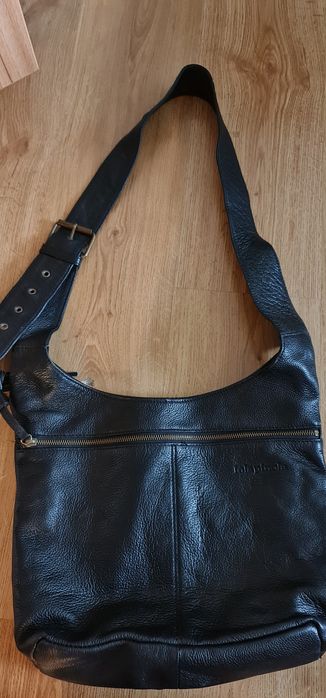 Чанта през рамо от естествена кожа