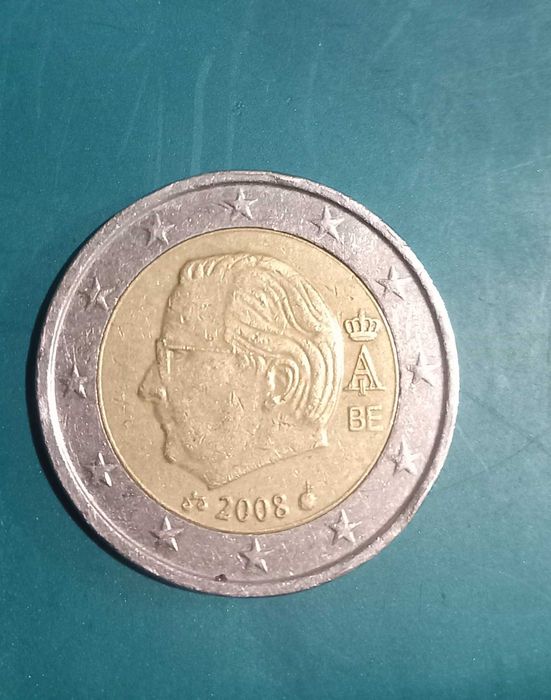 Монета 2 евро  2008година