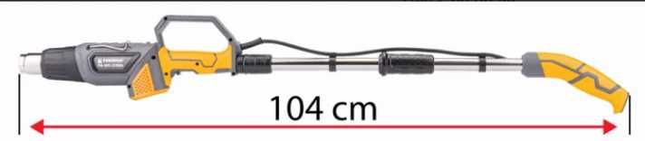 Горелка / пистолет за горещ въздух 3В1 2000W - TBS1010