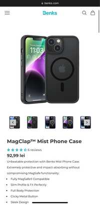 Husa Benks MagClap Mist pentru iPhone 14 Plus