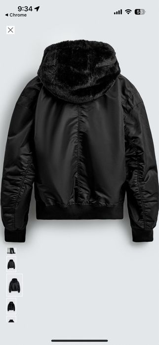 Zara мъжко двулицево зимно яке Л