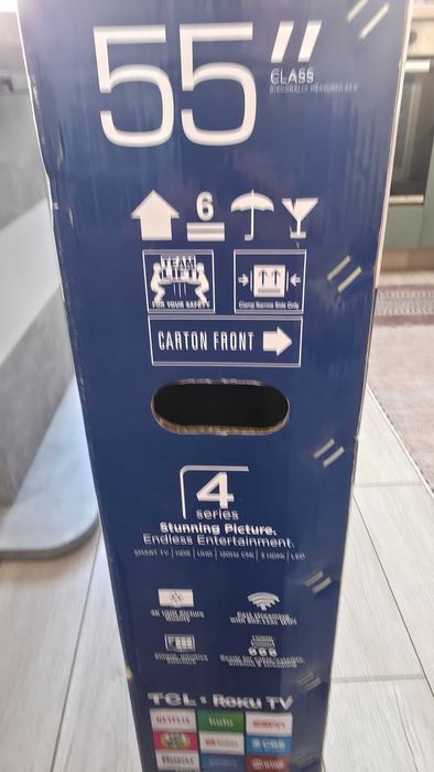 Телевизор TCL 55" Class 4-Series 4K UHD HDR Roku Smart TV - 55S425