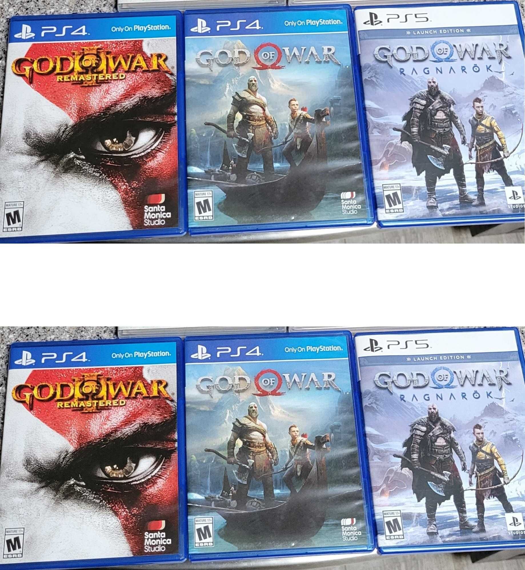 Sony Playstation 5 Disk Edition God ot War Антология 3 диска , нова