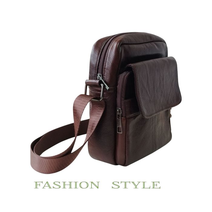 Мъжка чанта от естествена кожа