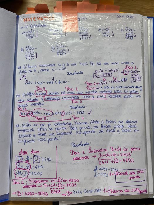 Meditatii matematică, lb română, engleza, clasele 1-8