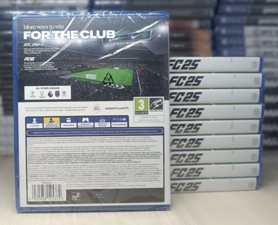 PS4 Games FC25 (Запечатанные в коробке)