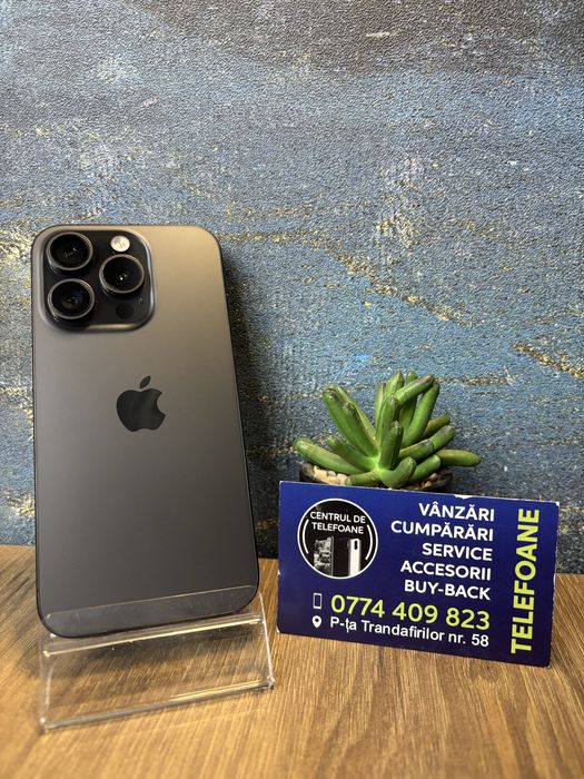Iphone 15 Pro/128Gb/Garantie 2Ani Centrul De Telefoane/Rate