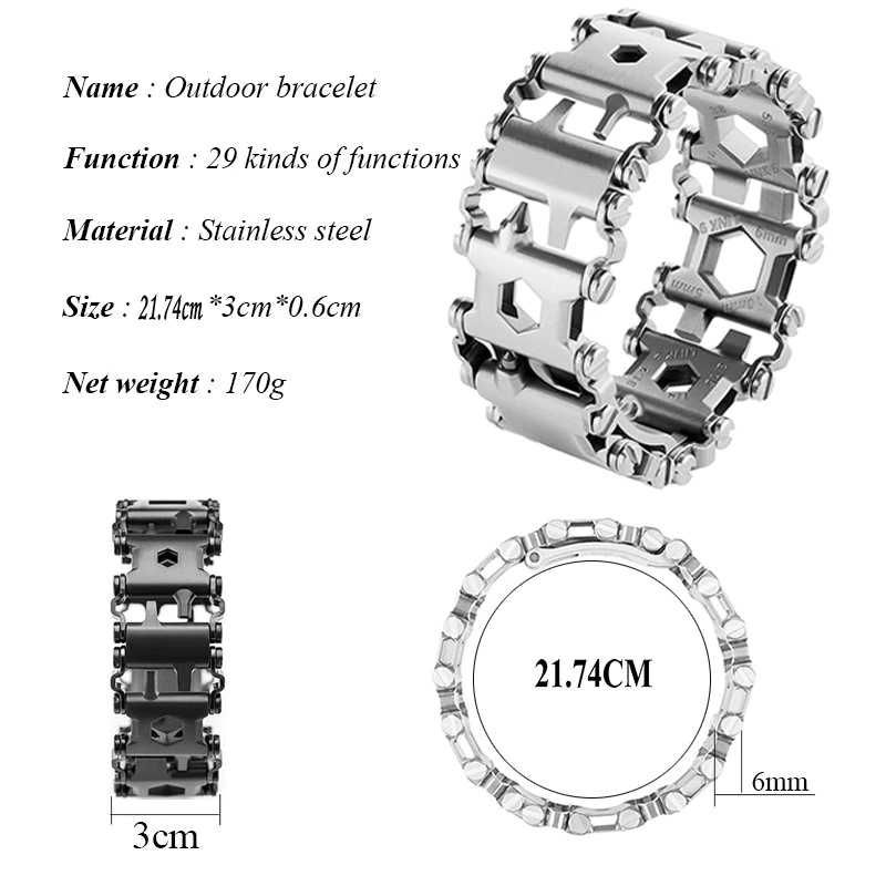 Гривна Leatherman "29 в 1"  3 см и 2.5 см И накрайници за часовник