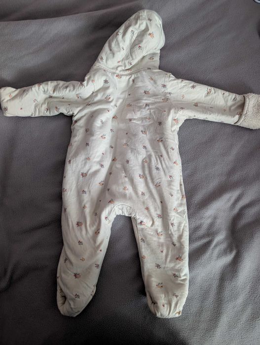 Космонавт зимен за бебе 6-9 месеца 74 размер