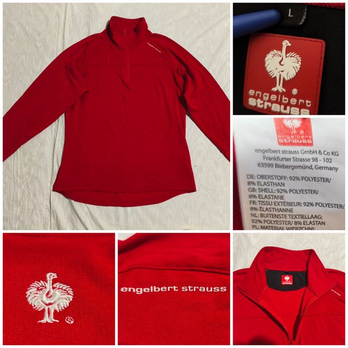 Bluza polar Engelbert Strauss FiberTwin L bărbat corp mulata salopeta