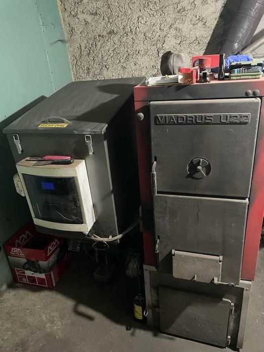 Пелетна горелка и котел