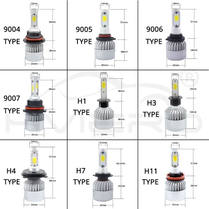 -55% УЛТРА ПРОМО! ОЕМ LED крушки H1, H3, H4, H7, H8, H11, HB3, HB4