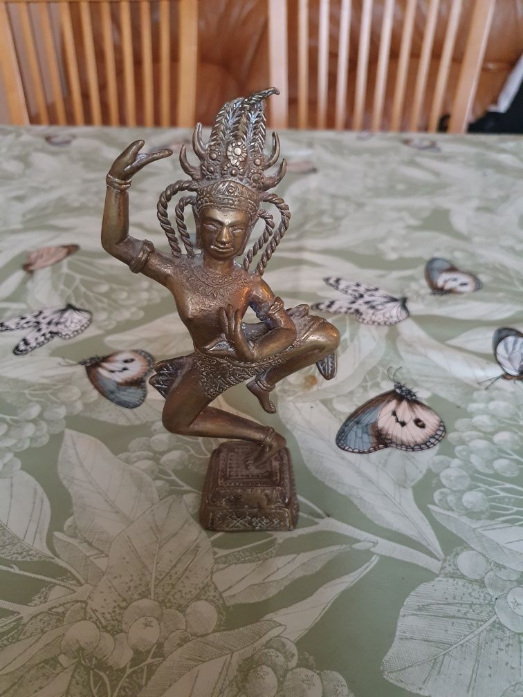 Statueta veche Shiva din bronz masiv
