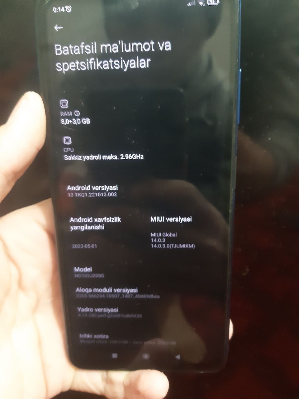 Poco x3 pro ishlatilgan