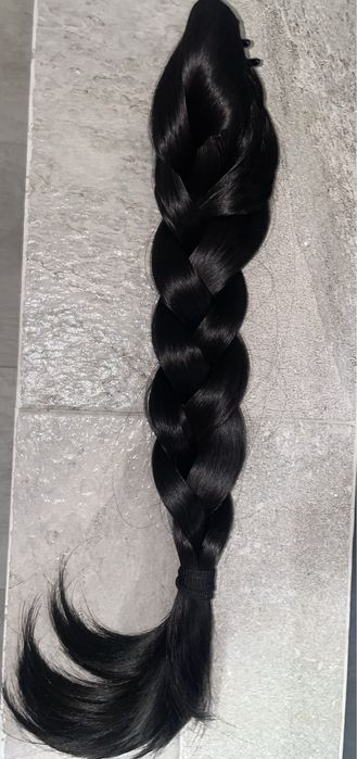 Extensie - coada de par impletita cu cleste