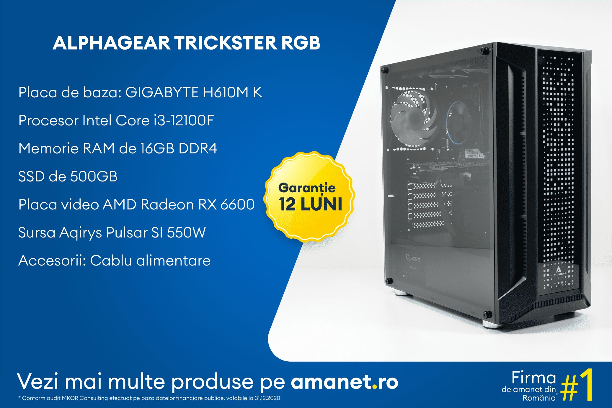 Unitate Pc Alphagear TRICKSTER RGB - BSG Amanet & Exchange