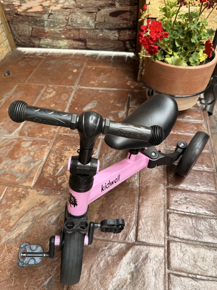 Bicicletă premium Kidwell 3 în 1