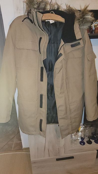 Geaca parka marime s marca h&m,  barbateasca