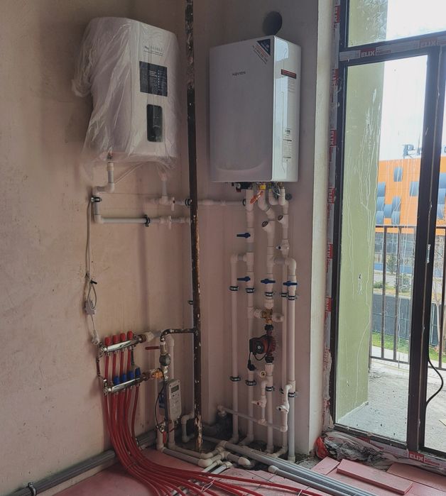 Сантехнический и отопителний услуги подключ