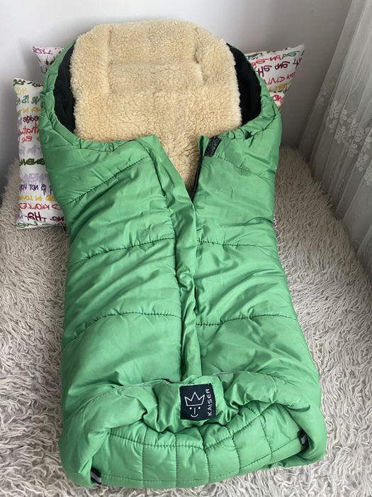 Универсален зимен чувал Kaiser 6-36 месеца & подложка от овча кожа