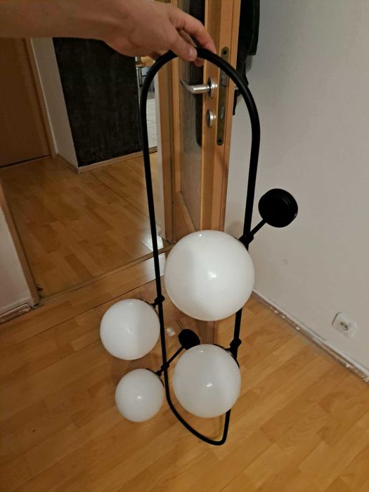 Lustra Abakus - 4891 Negru Alb