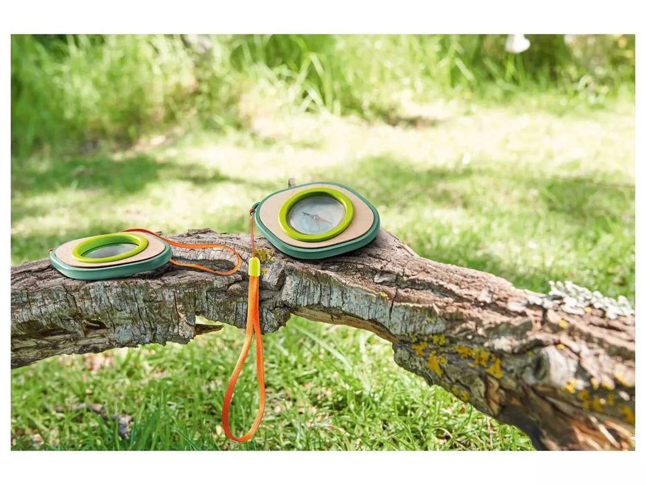 Дървена играчка Перископ Телескоп Компас Лупа изследване на природата