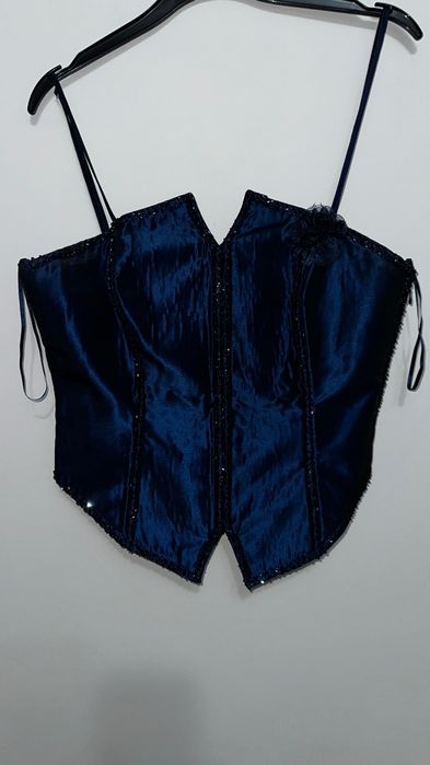 Rochie de seara bleumarin din doua piese mărimea 38