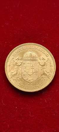 Moneda aur 20 korona 1894 Ungaria
