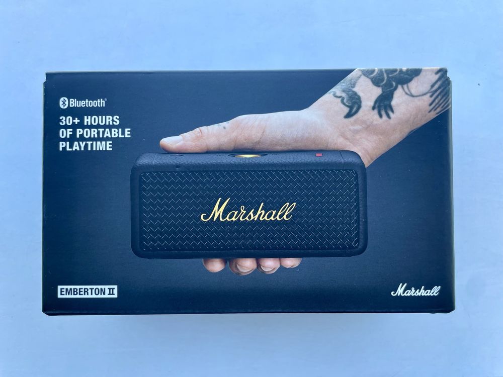 Boxă Marshall Emberton II Bluetooth Waterproof NOUĂ - ambalaj original