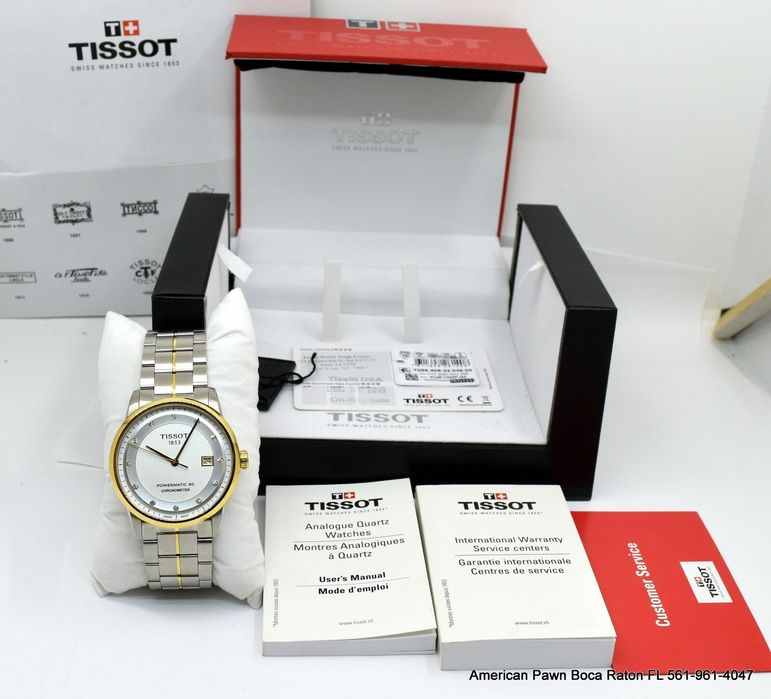 Ceas Tissot, Automatic (Powermatic 80), cu diamante, COSC