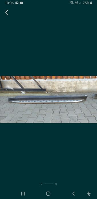 Scara Ornament aluminiu,  set treapta laterale. Mercedes ML GLE W166 X
