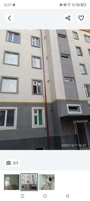 Órta chirchiq,Tóytepa 3 xona 1 etaj yangi uy 5 qavatli
Uy atrof