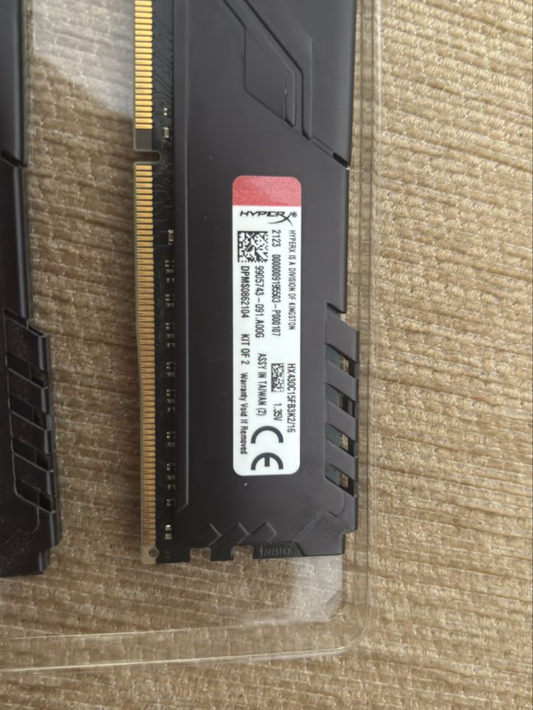 Memorie Ram Hyperx ddr4 16gb cl15 3000mhz dual channel
