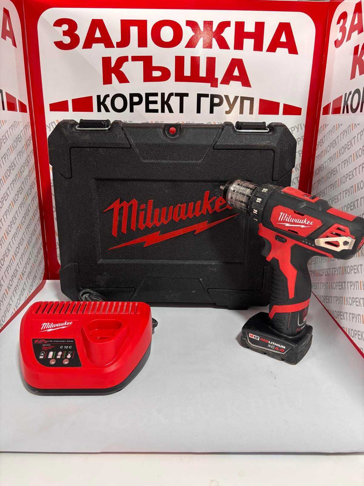 Акумулаторен винтоверт Milwaukee M12 BDD-202C