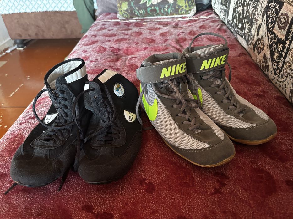 Борцовки оригинальные, GREEN HILL и Nike