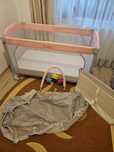 Pătuț pliant călătorii Juju Seepy Baby 2 cu saltea de 12 cm Nichiduță