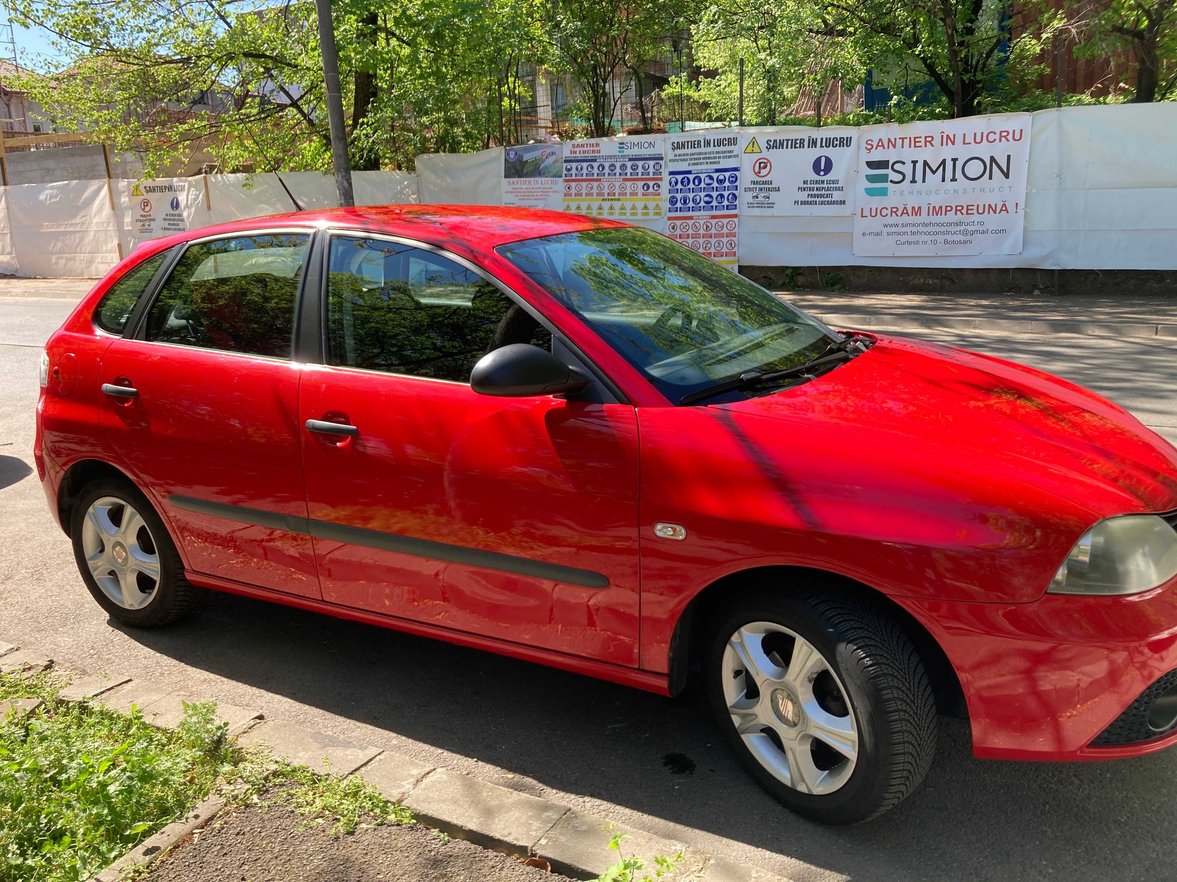 Seat Ibiza rosu 2007 1.2 benzina 126.000km