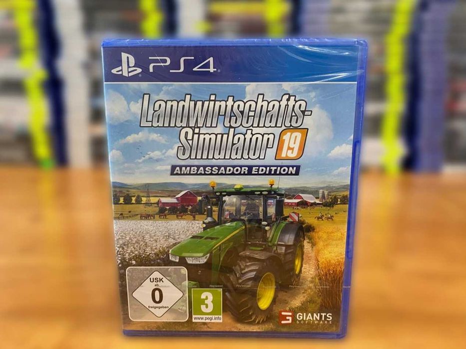 НОВЫЙ** Farming Simulator 19 Ambassador Ed PS4/PS5 Симулятор Фермы Пс4