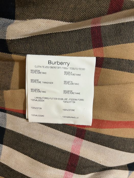 Burberry geacă din mătase și bumbac