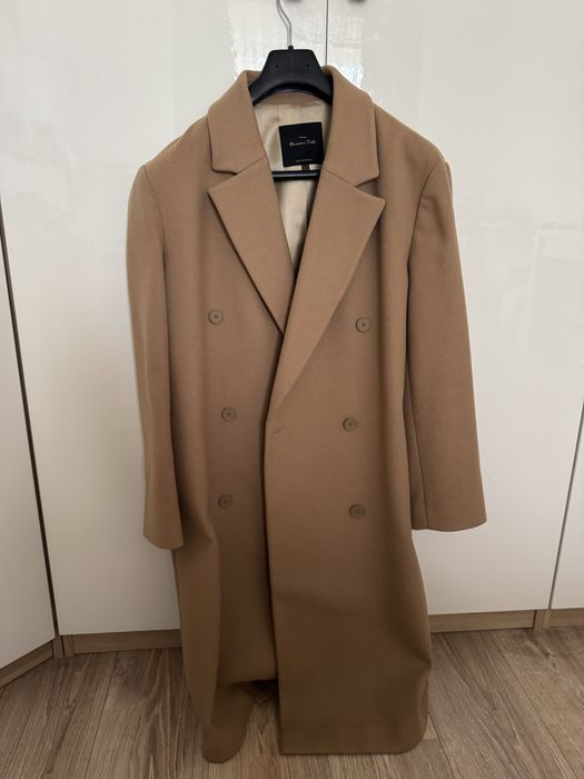 Дамско вълнено палто Massimo Dutti