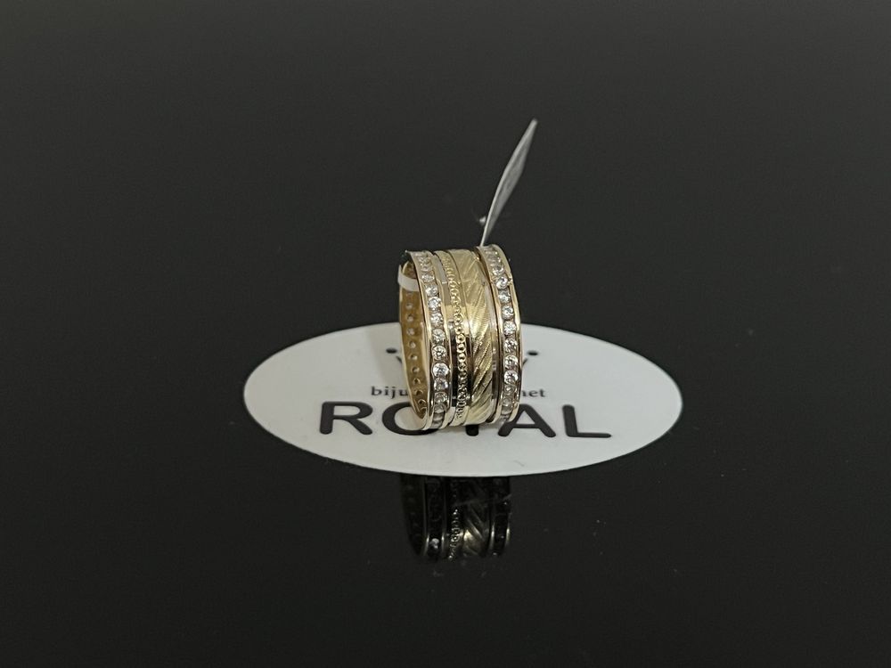 Bijuteria Royal : Inel stil Verigheta aur 14k 5,43gr