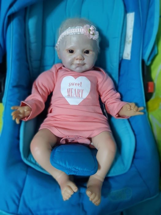 Papusa bebelus reborn 60 cm