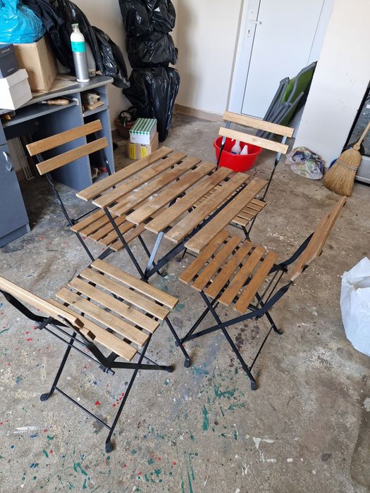 Masa + 4 scaune exterior set torno