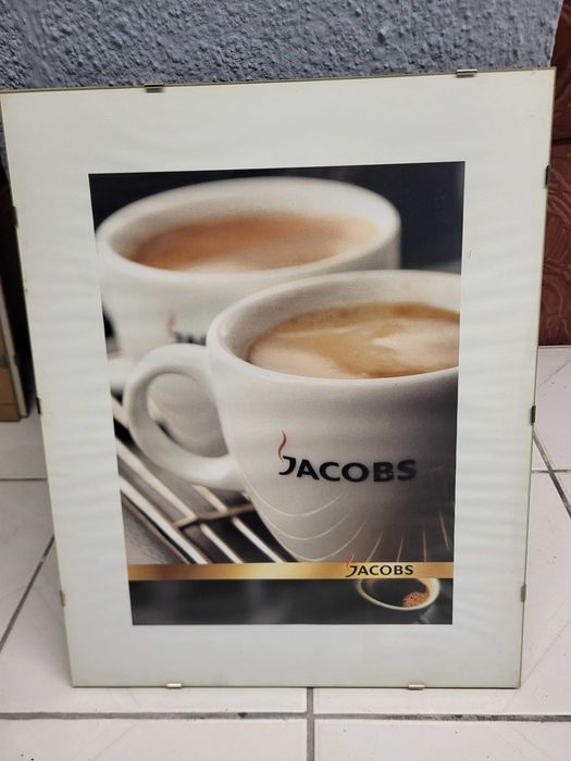 Рамка Табела Реклама за стена Jacobs кафе, цигари Benson&Hedges..