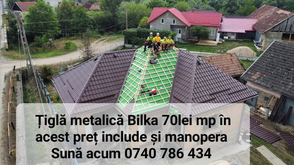 Montaj Tablă Bilka/Reparații acoperișuri