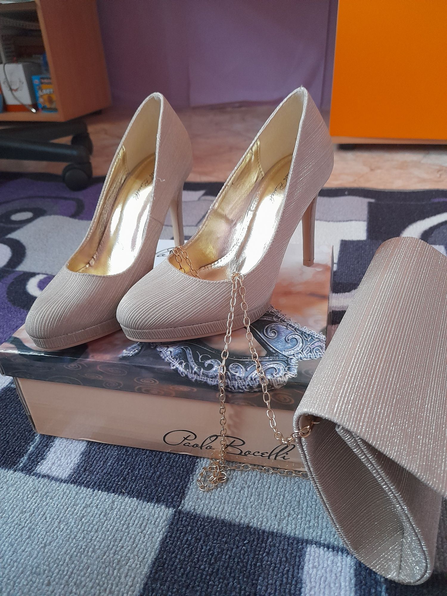 Официални обувки и чанта (Paolo Bocelli)