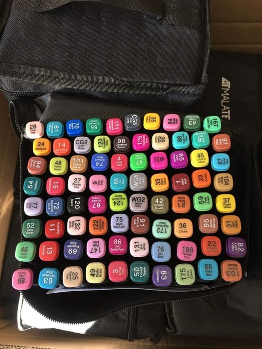 Комплект от маркери с алкохолна основа