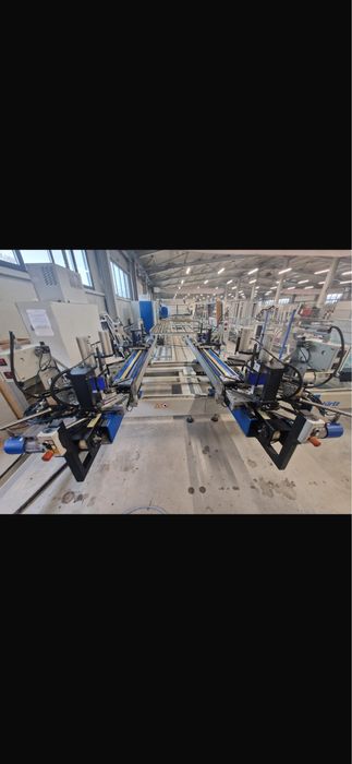 Vand linie de sudat la 4 capete CNC