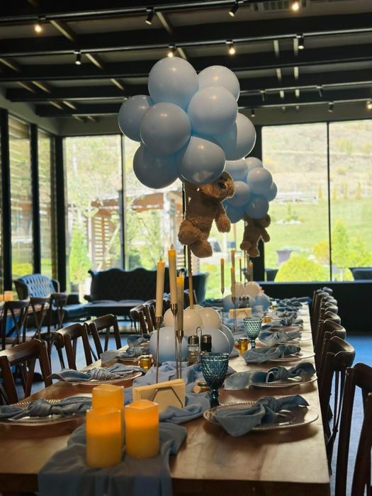 Decor  baloane   Ar florale Video 360 Fum Greu Oglinda magica baloane